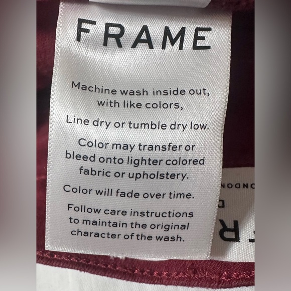 Frame Le High Straight Leg Fired Brick Jean Pant - Picture 8 of 10